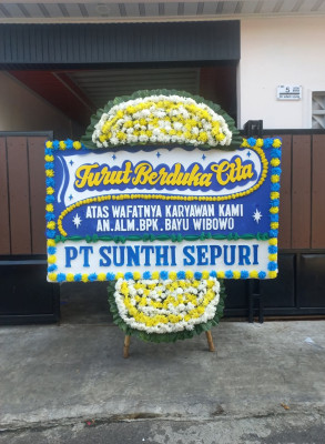 Papan Bunga Duka di Hilihao