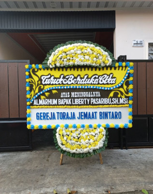 Papan Bunga Duka di Hilihao
